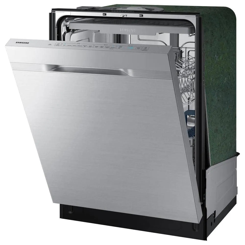 Samsung 24 in. Top Control Tall Tub Dishwasher in Fingerprint Resistant Stainless Steel with AutoRelease, 3rd Rack, 48 dBA