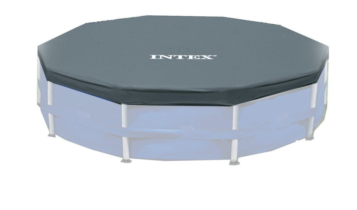 INTEX 12’x30″ Metal Frame Swimming Pool with Filter Pump & Pool Cover (2-Pack)