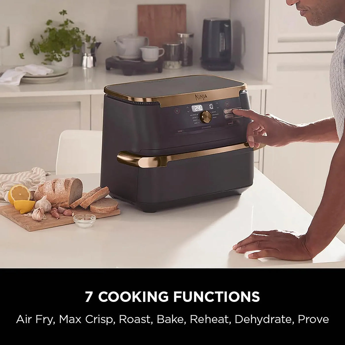 Ninja Foodi FlexDrawer Dual Air Fryer 10.4L 7-in-1