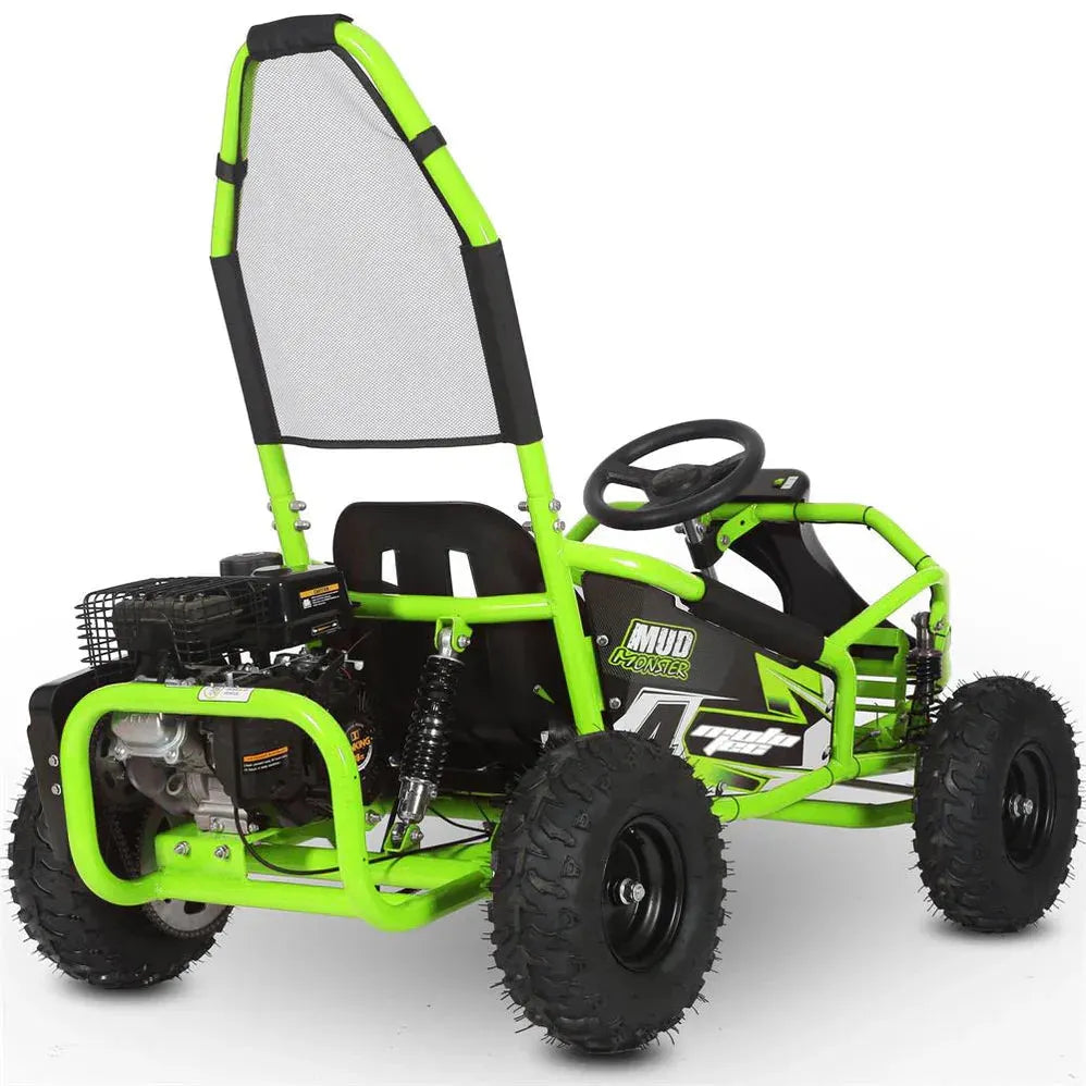 98cc Gas Mud Monster 4 stroke Go Kart GK008 | Full Suspension