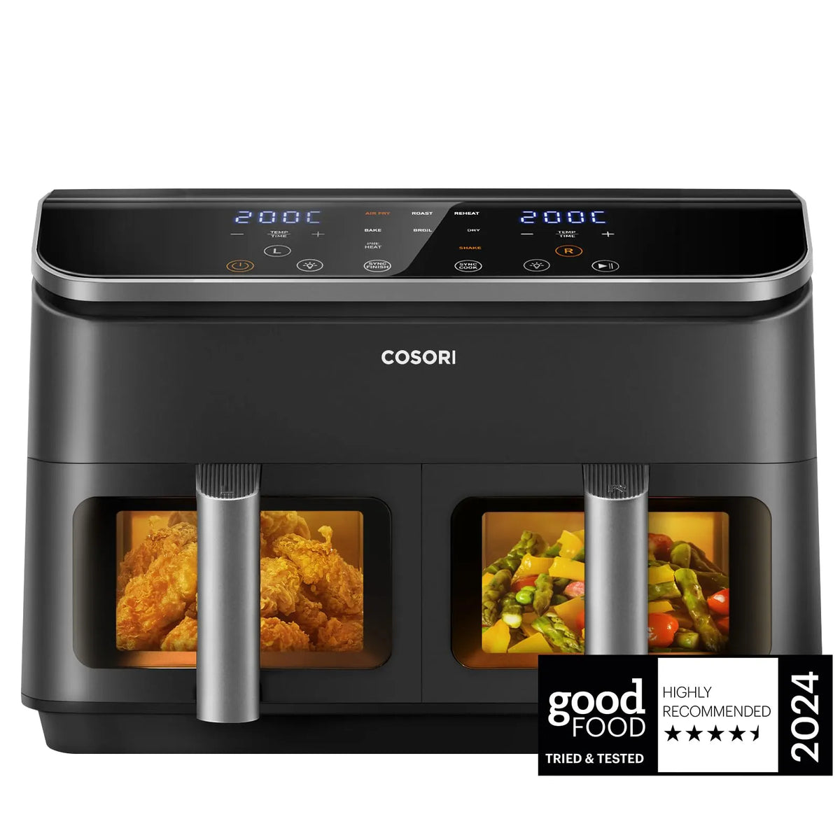 COSORI Dual Air Fryer 8.5L 8-in-1 Family Size