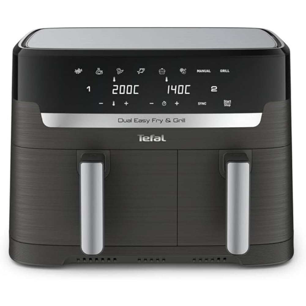 Tefal Easy Fry Dual Zone Digital Air Fryer 8.3 L 8-in-1
