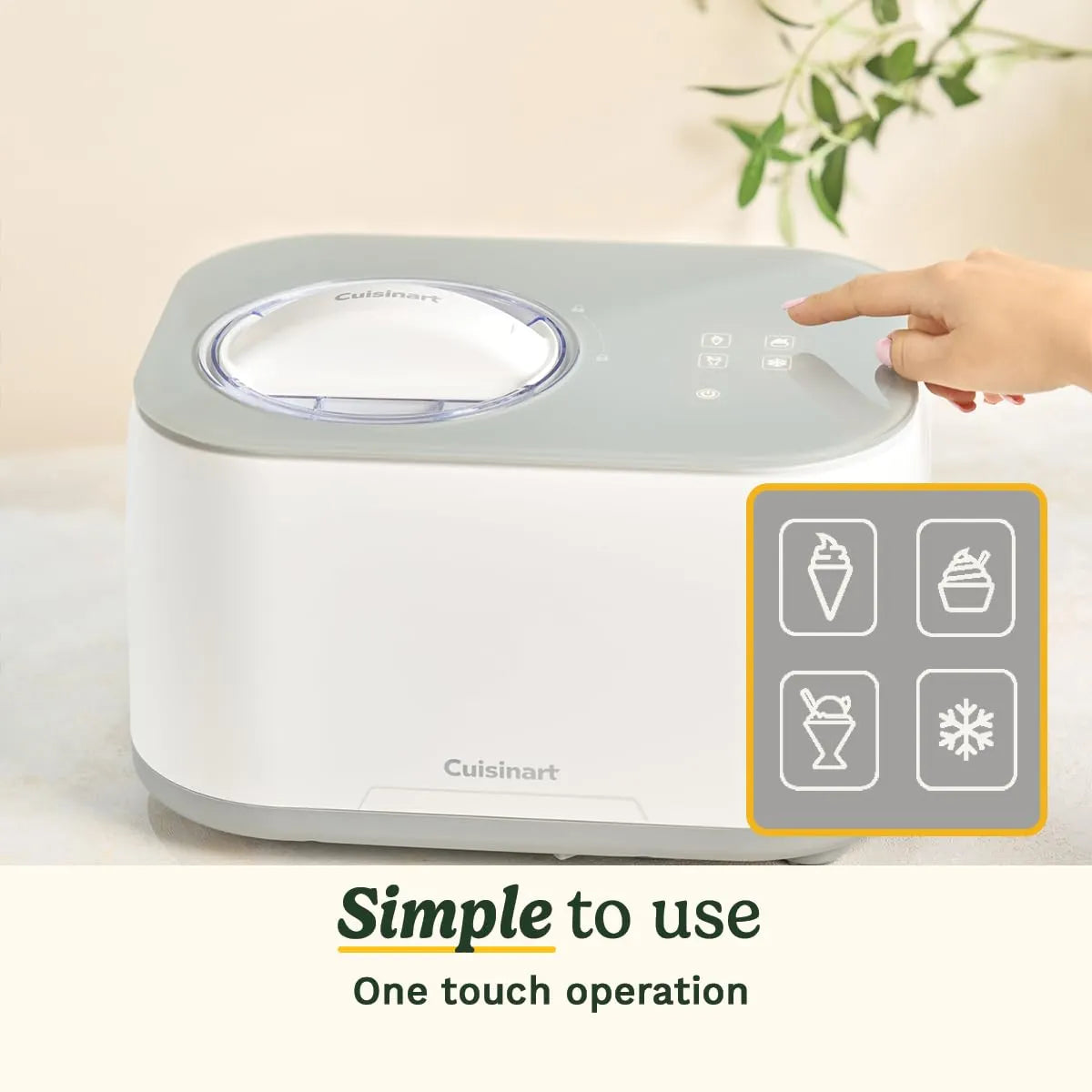 Cuisinart FreezeEase Self-Freezing Ice Cream & Gelato Maker