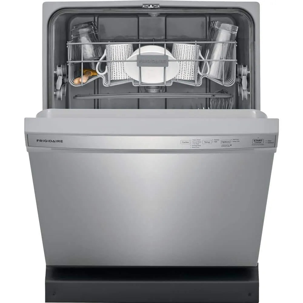 Frigidaire 24 in. Stainless Steel Front Control Built-In Tall Tub Dishwasher, 55 dBA