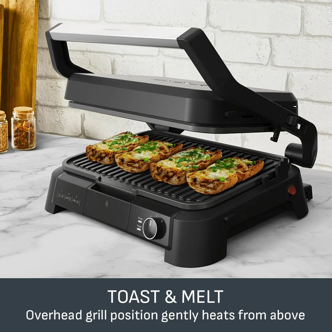 Tefal SuperGrill 3-in-1 XL Indoor Electric Grill, Adjustable Temperature