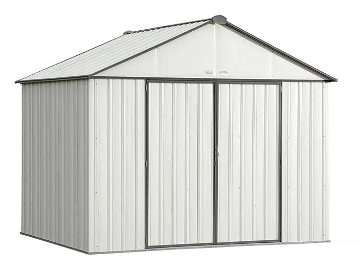 Arrow 10×8 Ezee Storage Shed Kit – Cream & Charcoal
