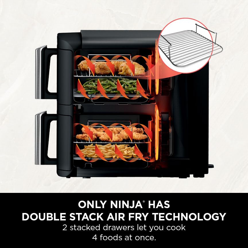 Ninja Double Stack Vertical Dual Air Fryer 4 Levels