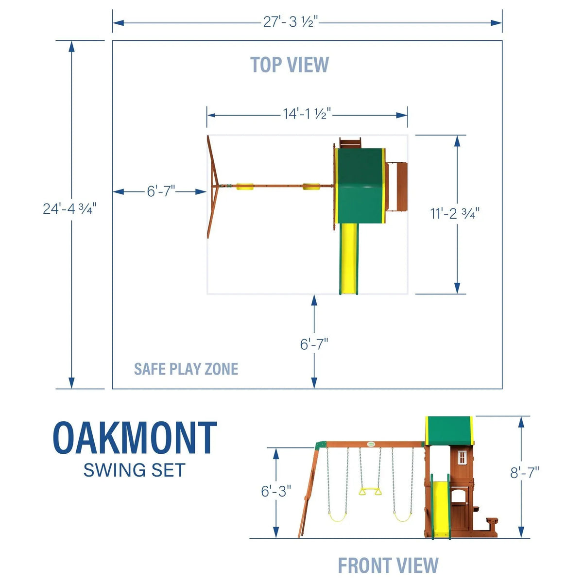 Oakmont Swing Set