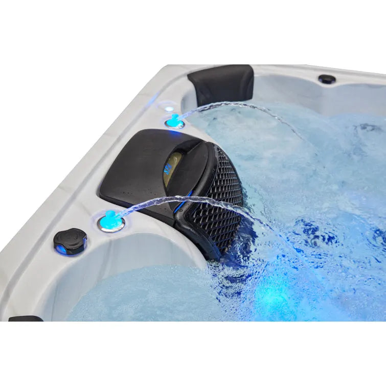 Victoria 6-person 60 Jet Hot Tub With Bluetooth In Grey