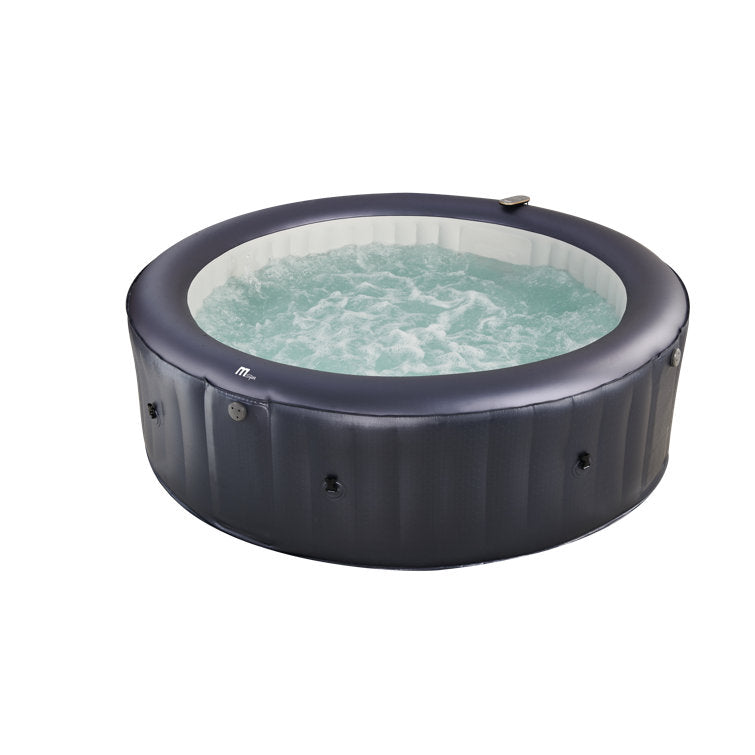 Mspa, Carlton, Muse Series, Self-Inflatable Hot Tub & Spa, Hydromessage Jets & Air Bubble System, Round – 4 Persons