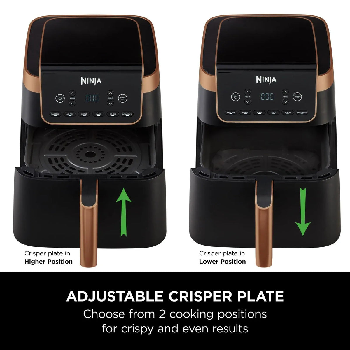 Ninja MAX PRO Air Fryer 6.2L Single Drawer Roast Bake