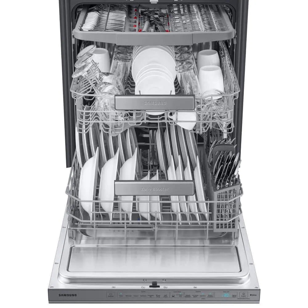 Samsung 24 in. Top Control Tall Tub Dishwasher in Fingerprint Resistant Stainless Steel with AutoRelease