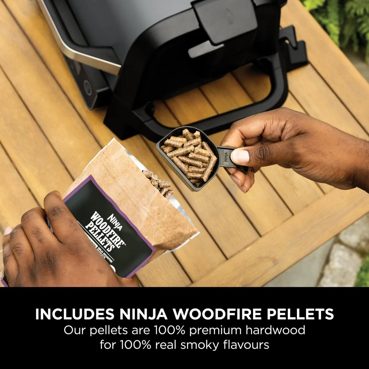 Ninja Woodfire Electric BBQ Grill & Smoker 7-in-1 Outdoor