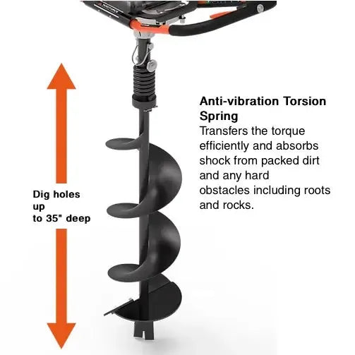 Yard Force Earth Auger 8″ Gas Powered 2-Cycle YF52-8 New