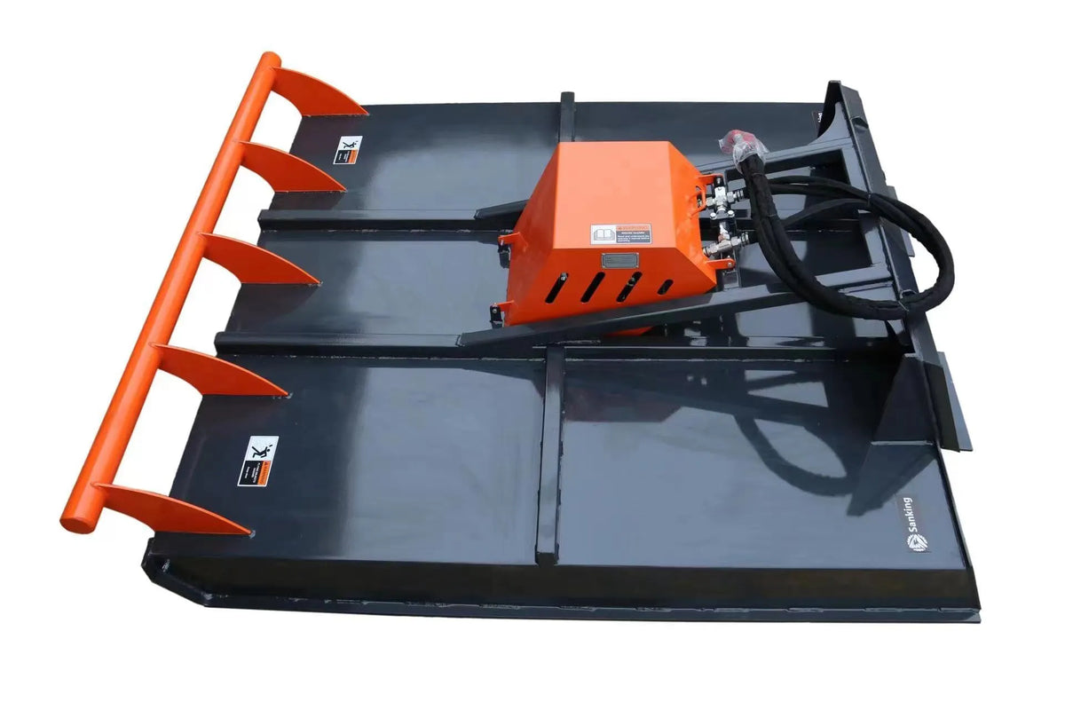 72″ Skid Steer Heavy Duty Rotary Brush Cutter Finishing Mower Skid Steer Attachment Hydraulic Mower