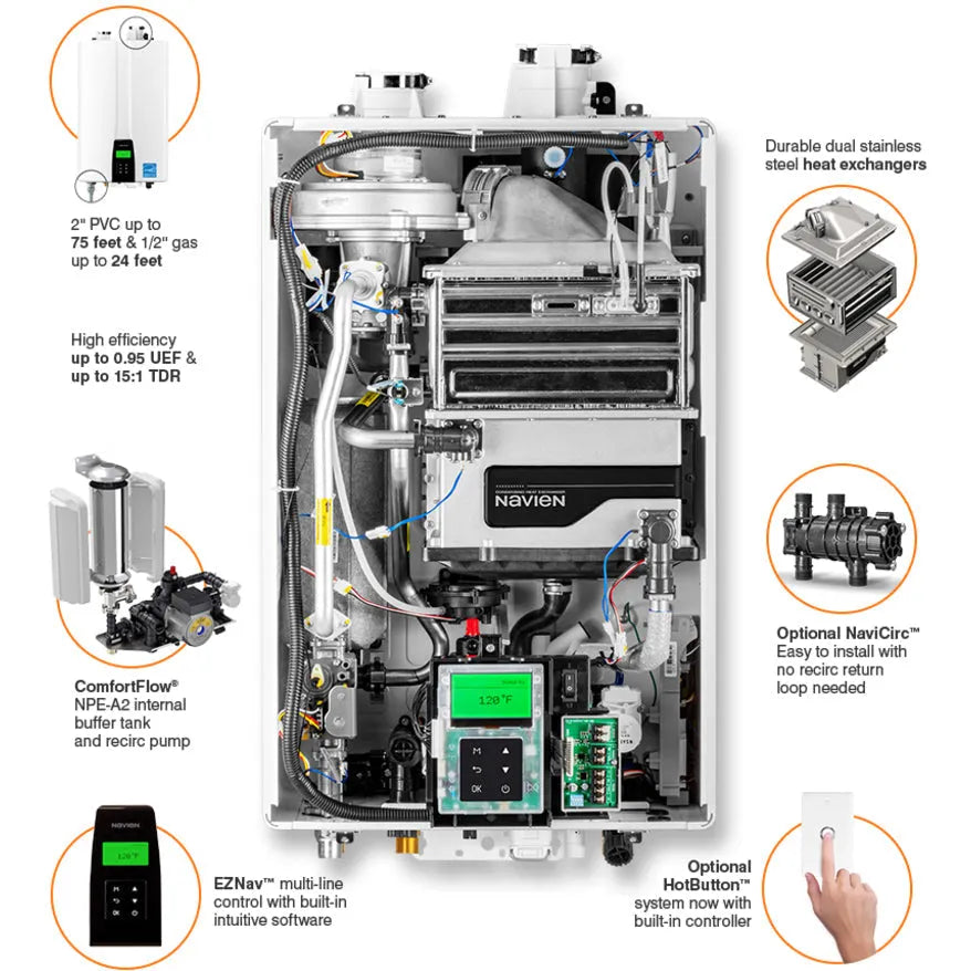 Navien NPE-240A2 Condensing Tankless Water Heater