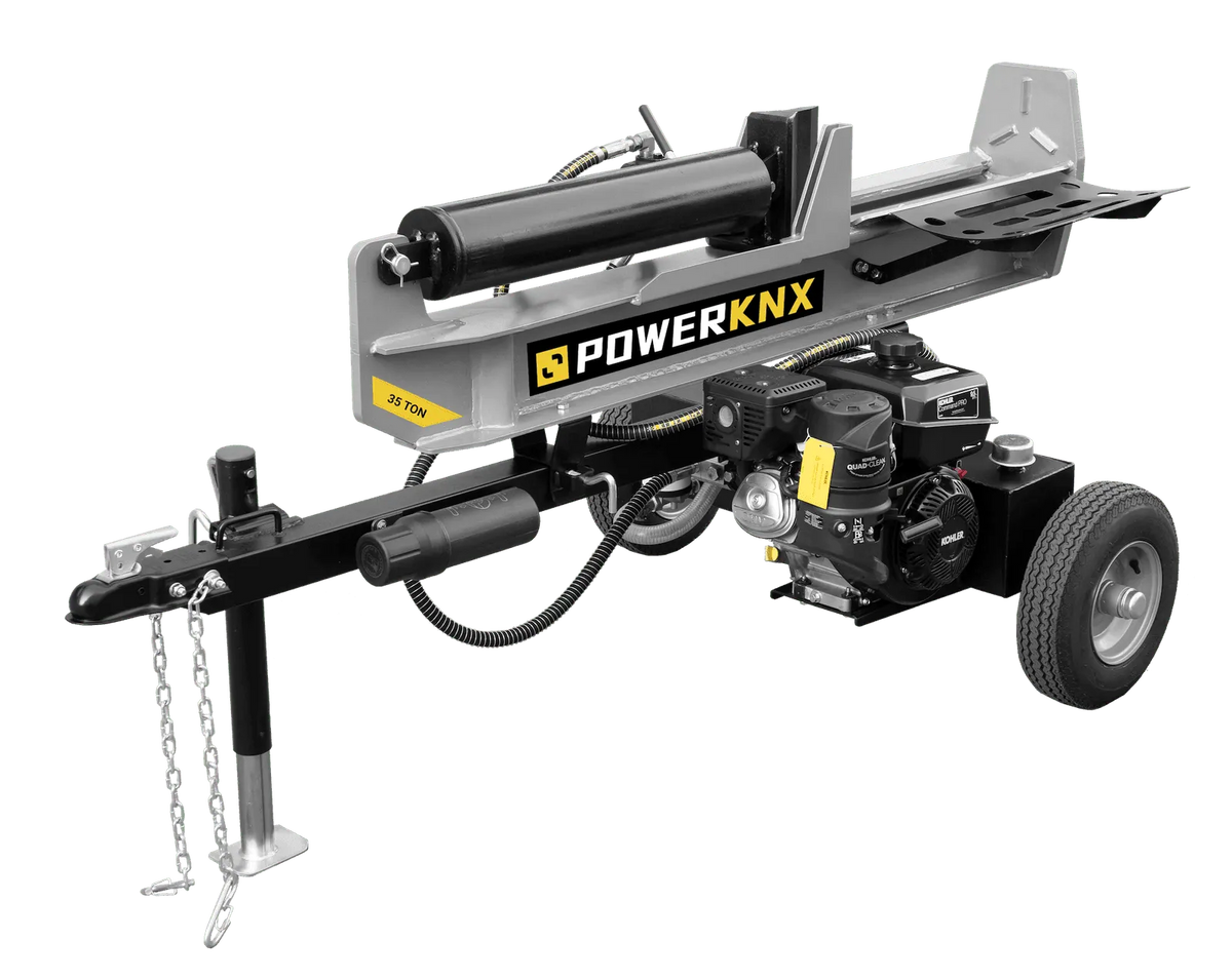 POWERKNX 35-Ton Vertical/Horizontal Gas Log Splitter (31-405)