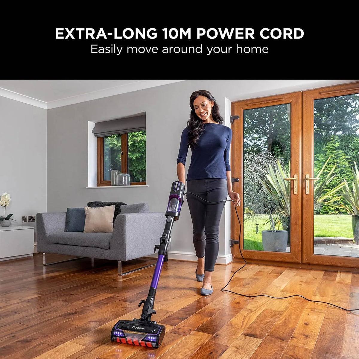 Shark Corded Stick Vacuum Cleaner with Anti Hair Wrap and DuoClean Flexible Floorhead