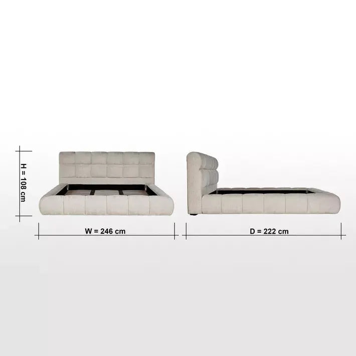 Somerton Super King Low Bed – 200×200 cm