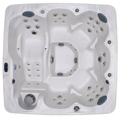 Luxuria Spas 220 Volt 7 – Person 55 – Jet Square Plug & Play Hot Tub with Ozonator