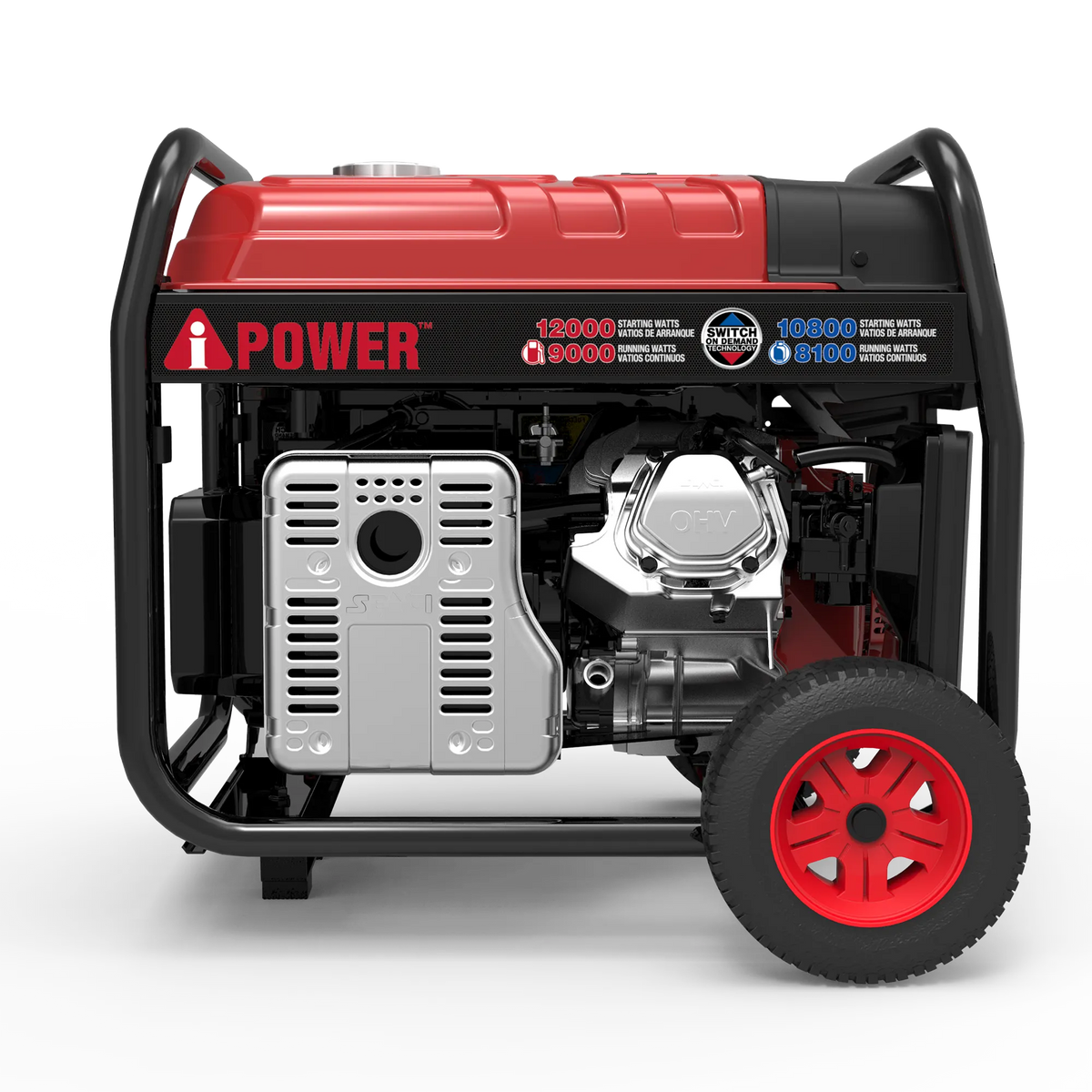 SUA12000ED – 12000 Watt Dual Fuel Portable Generator