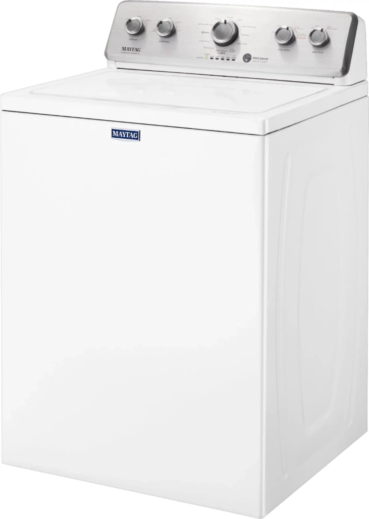 Maytag – 3.8 Cu. Ft. High Efficiency Top Load Washer with PowerWash Agitator – White