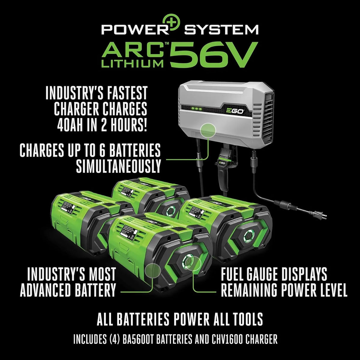 EGO Power+ Z6 42″ Zero Turn Riding Lawn Mower Electric, 22HP Equivalent