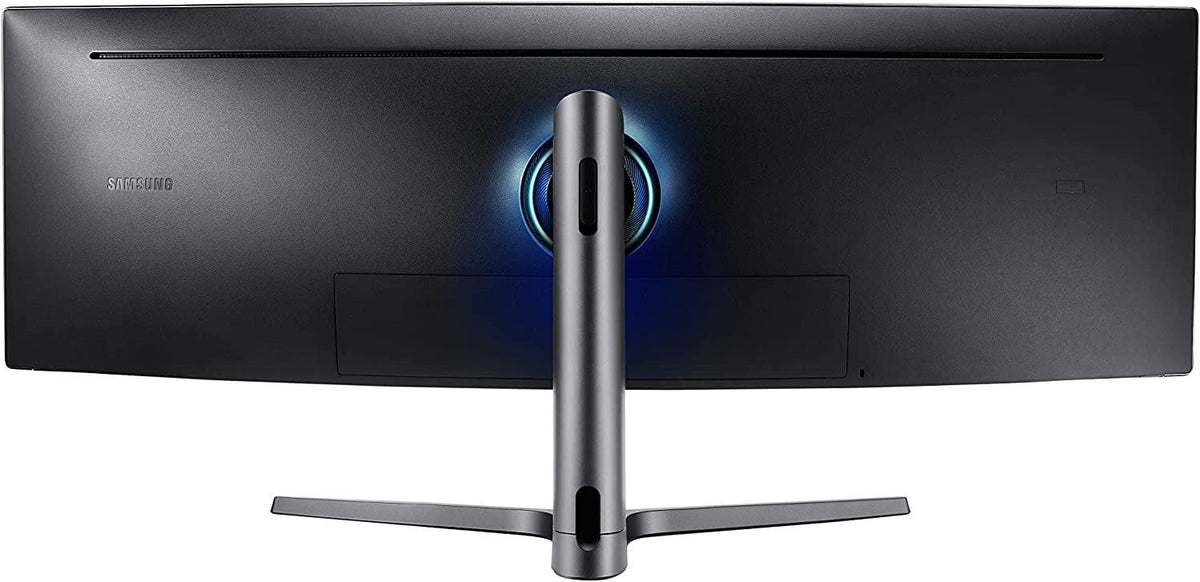 SAMSUNG 49” Odyssey G9 Gaming Monitor, 1000R Curved Screen, QLED, Dual QHD Display, 240Hz, NVIDIA G-SYNC and FreeSync Premium Pro, LC49G95TSSNXZA, Black