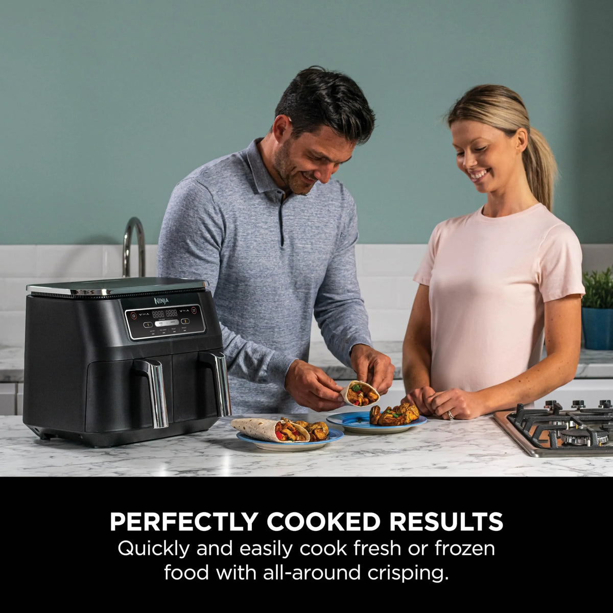 Ninja Foodi Dual Zone Dual Air Fryer 7.6L 4-in-1