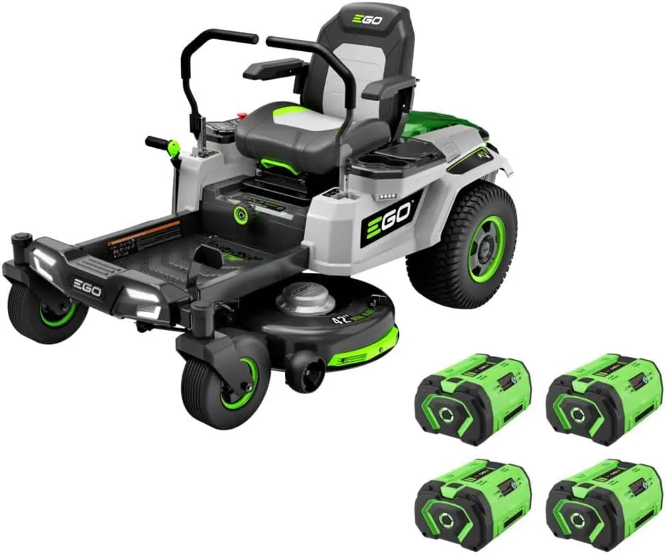 EGO Power+ Z6 42″ Zero Turn Riding Lawn Mower Electric, 22HP Equivalent