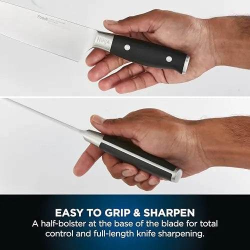 Ninja Foodi StaySharp Knife Block with Built-in Sharpener 5-Piece