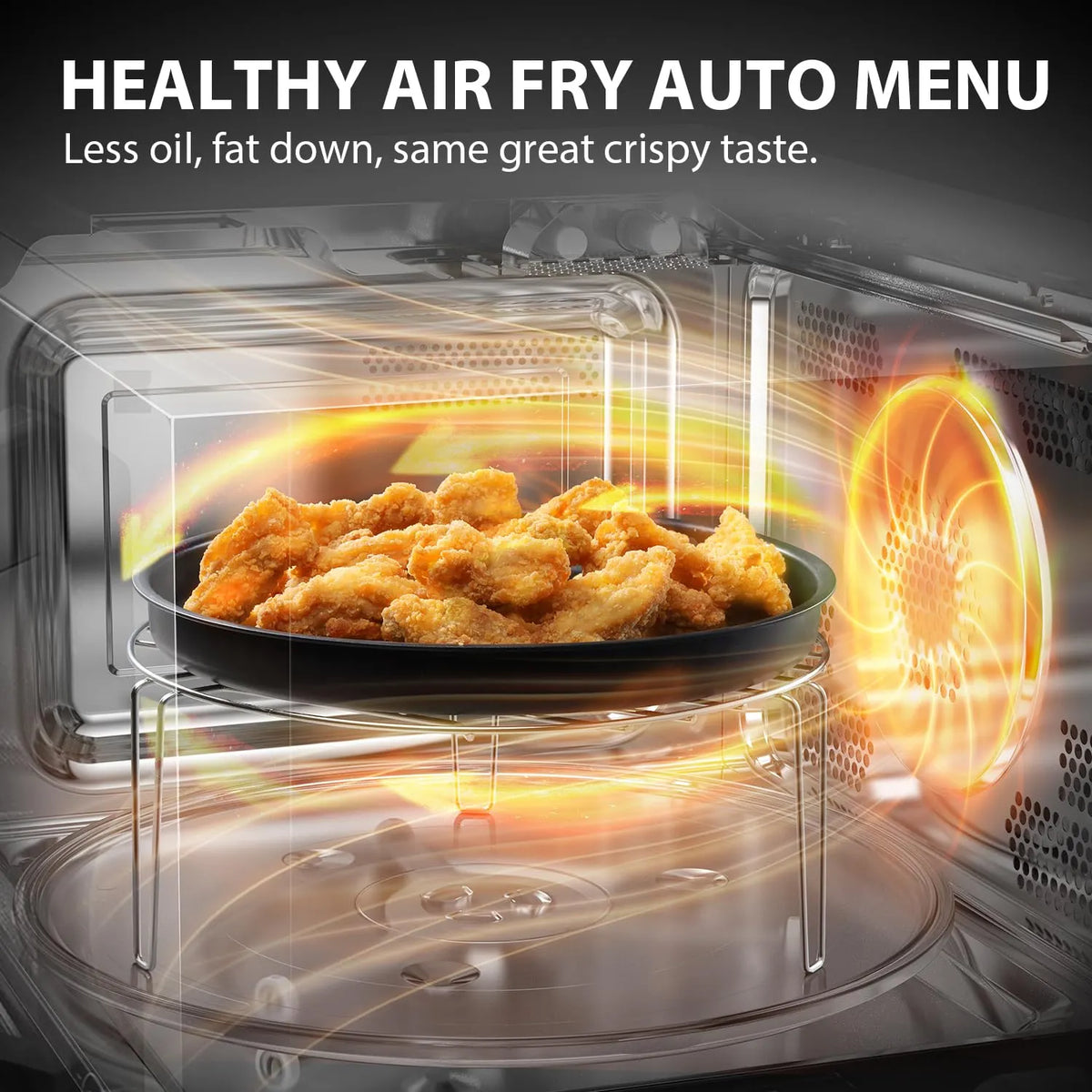 Toshiba 6-in-1 Air Fry Microwave Oven 26 L 900 W Grey