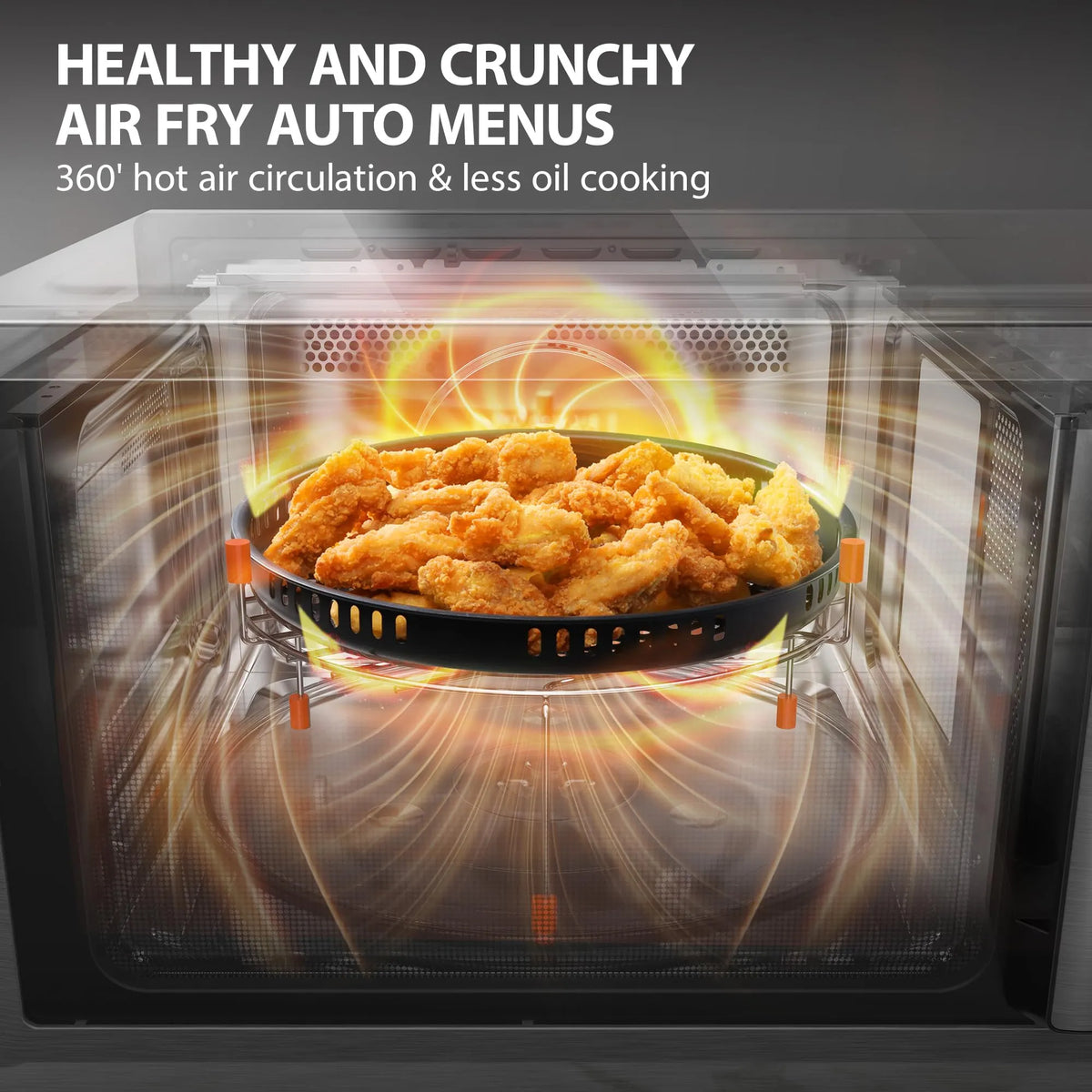 Toshiba 5-in-1 Air Fry Countertop Microwave Oven 26 L