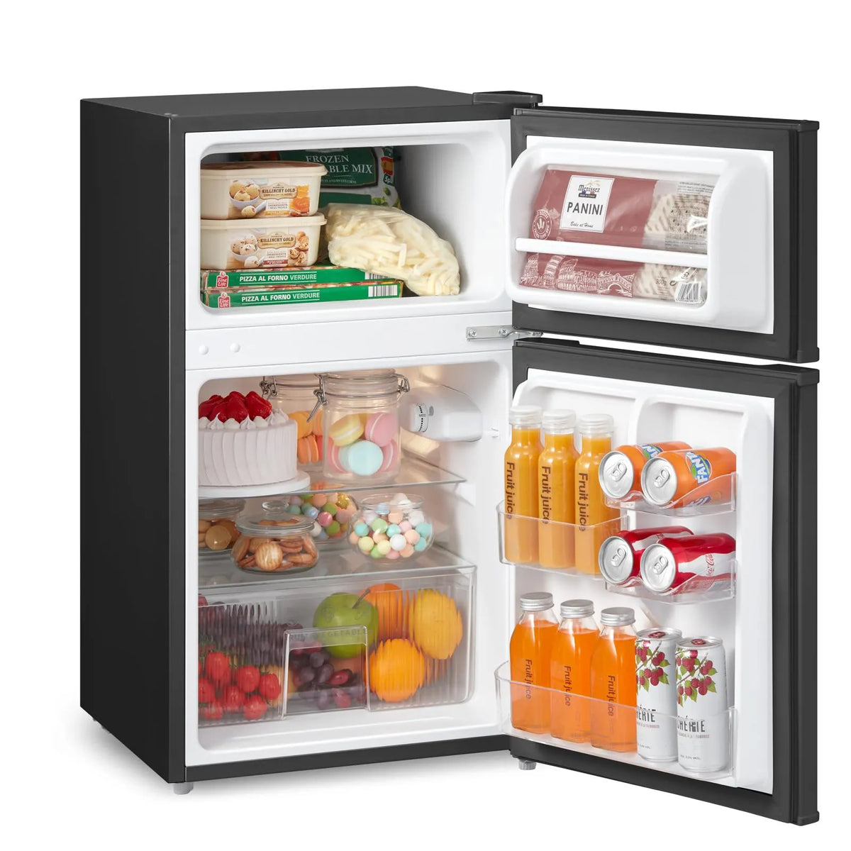 COMFEE' 87L Under Counter Fridge Freezer, Double Door