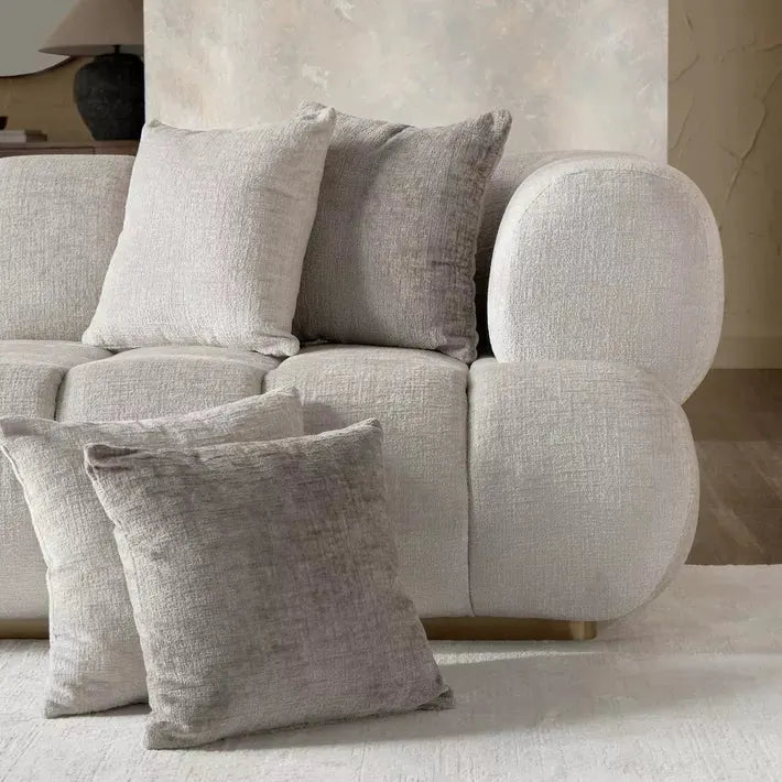 Nomad 4-Seater Velvet Left Corner Sofa