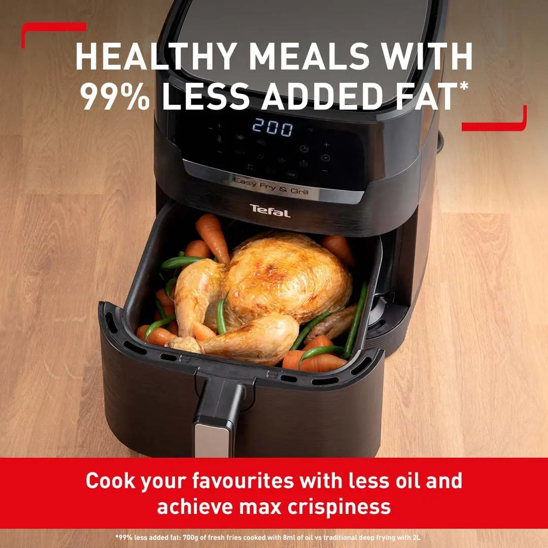 Tefal Easy Fry Precision 2-in-1 Air Fryer and Grill 4.2 L 8 Programs