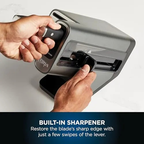 Ninja Foodi StaySharp Knife Block with Built-in Sharpener 6-Piece
