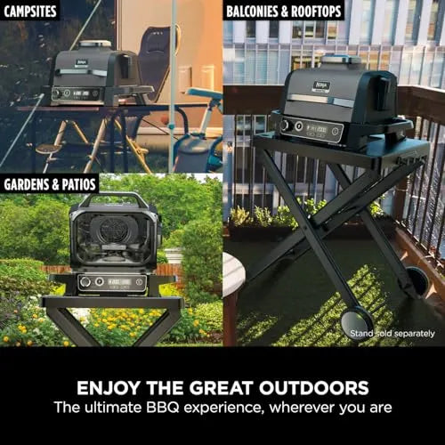 Ninja Woodfire Electric BBQ Grill & Smoker 7-in-1 Outdoor