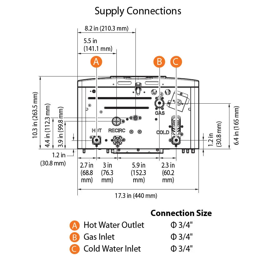 Navien NHW700-199AE Outdoor Tankless Water Heater