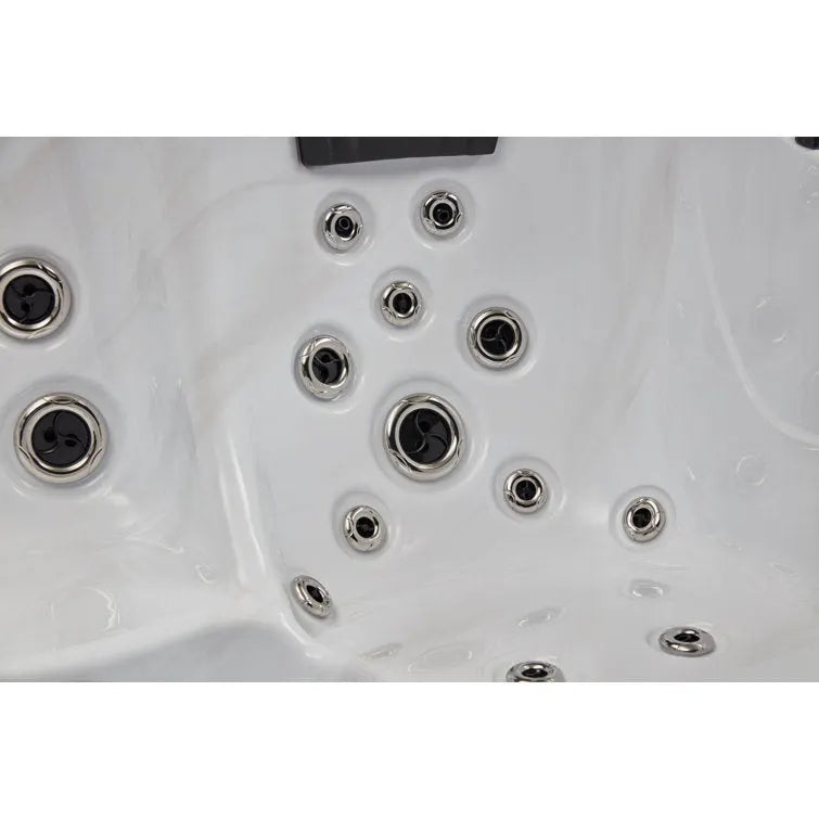 Victoria 6-person 60 Jet Hot Tub With Bluetooth In Grey