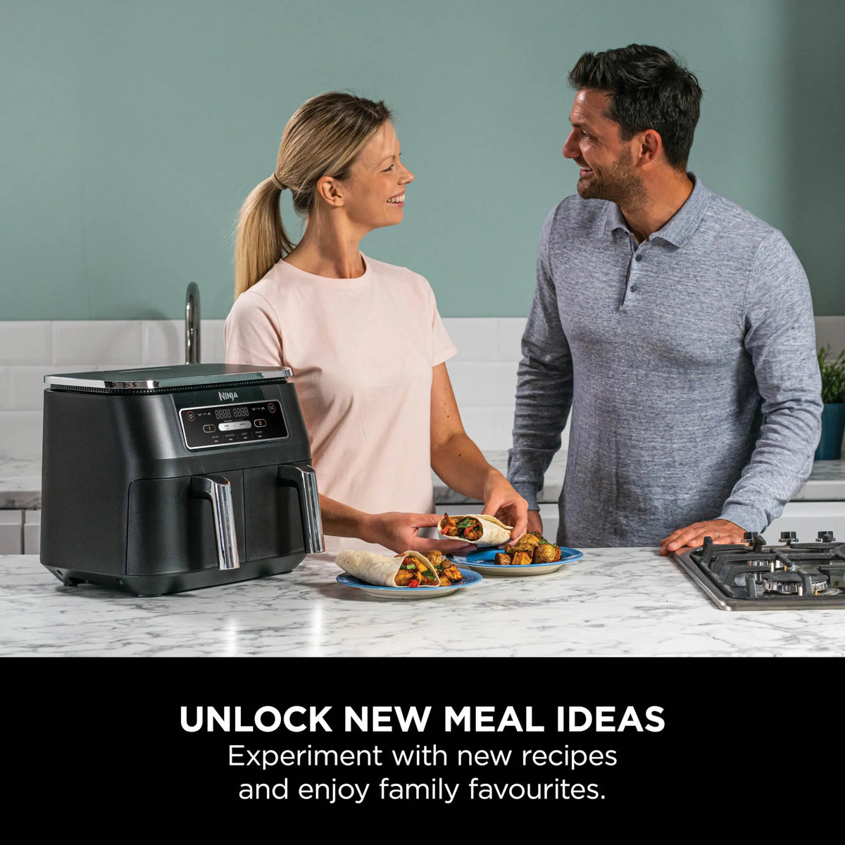 Ninja Foodi Dual Zone Dual Air Fryer 7.6L 4-in-1