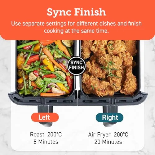COSORI Dual Air Fryer 8.5L 8-in-1 Family Size