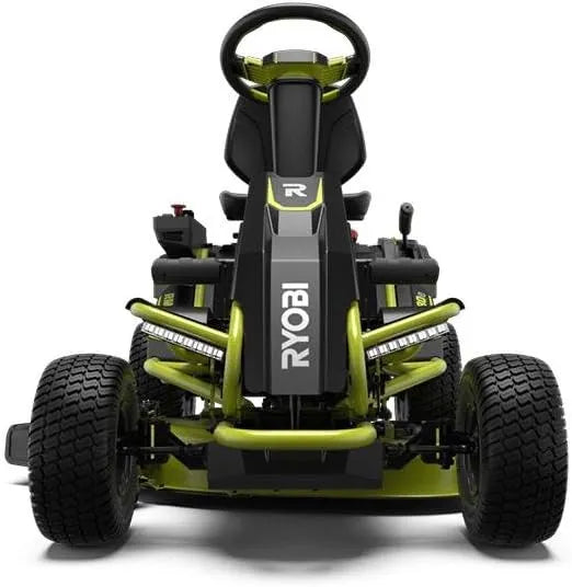 Ryobi 38″ 100Ah Electric Rear-Engine Riding Lawn Mower – Model RY48111