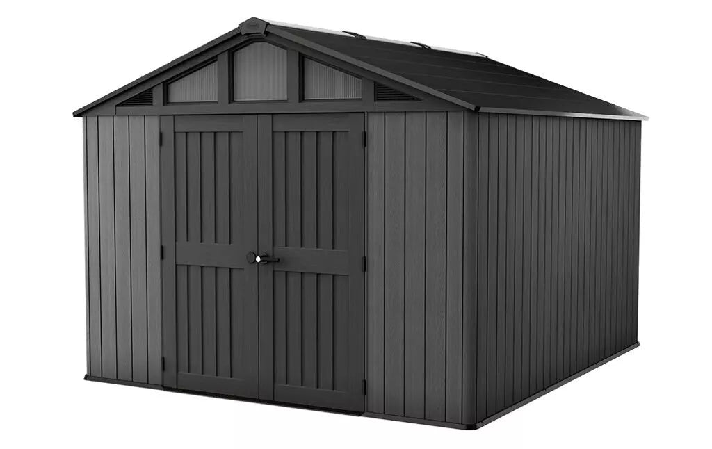 Keter Stronghold Resin Garden Shed Grey