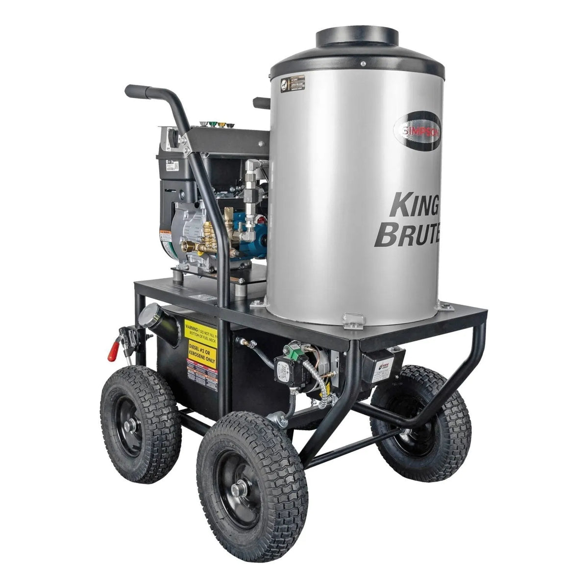Simpson KB3028 Brute Series 3000 PSI 2.8 GPM Briggs and ; Stratton Intek 1100 CAT Pump Hot Water Pressure Washer New