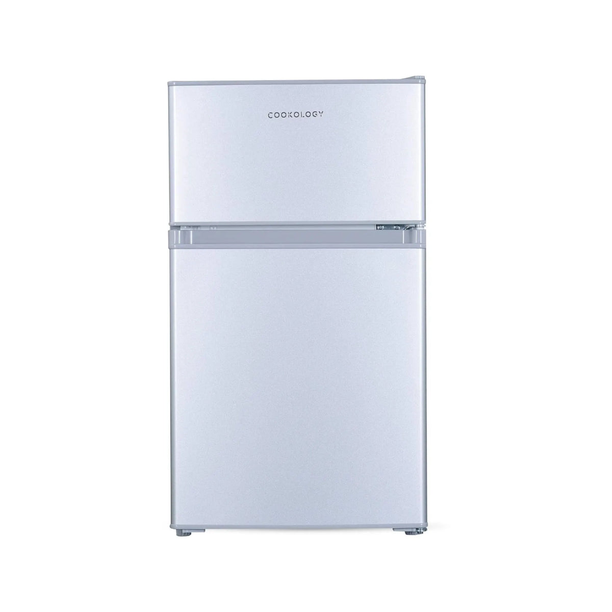 Cookology Under Counter Fridge Freezer, 47cm, Silver