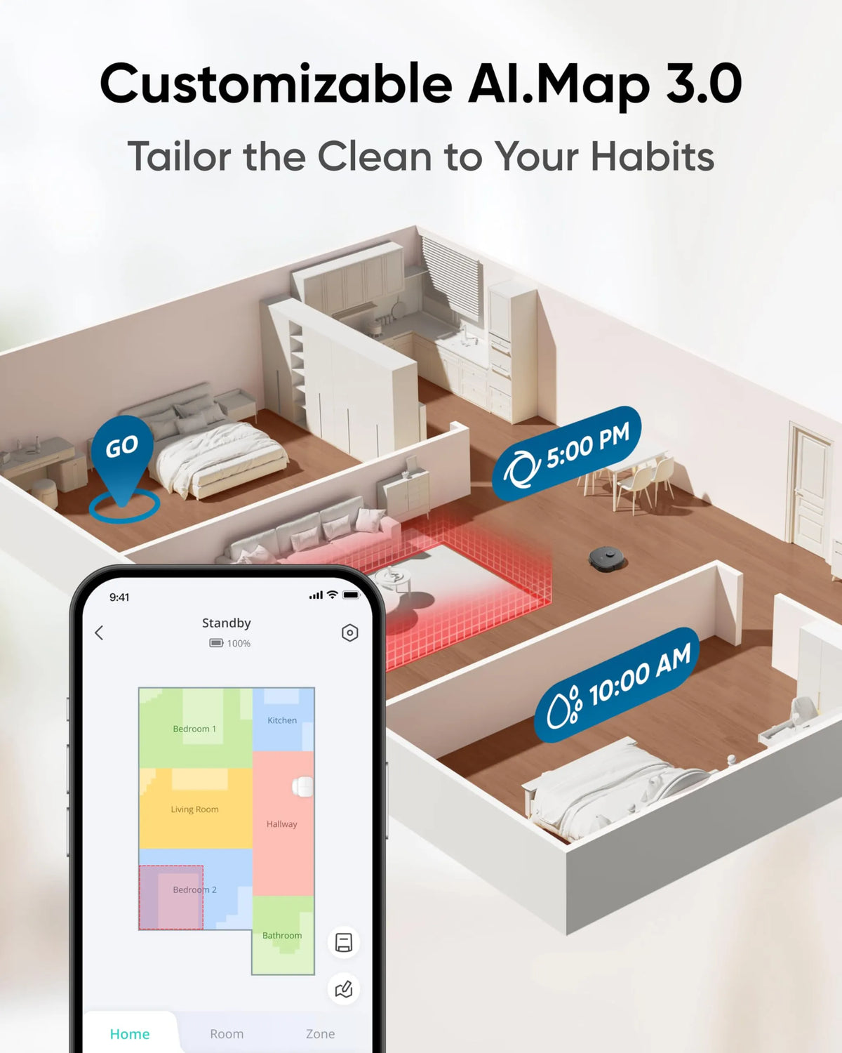 eufy X10 Pro Omni Robot Vacuum & Mop 8000Pa All-in-One Station