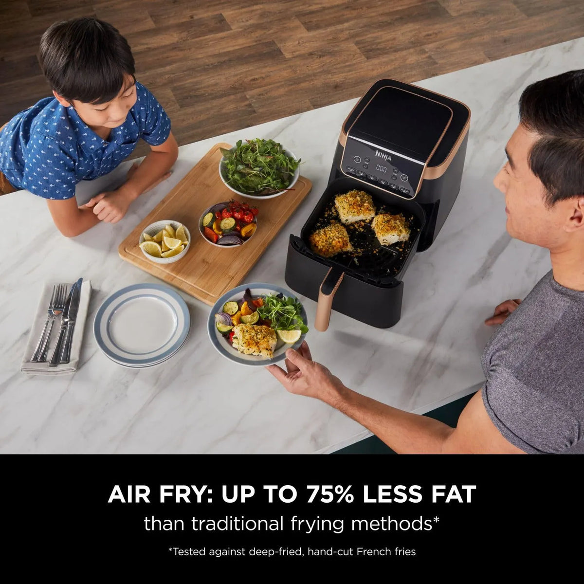 Ninja MAX PRO Air Fryer 6.2L Single Drawer Roast Bake