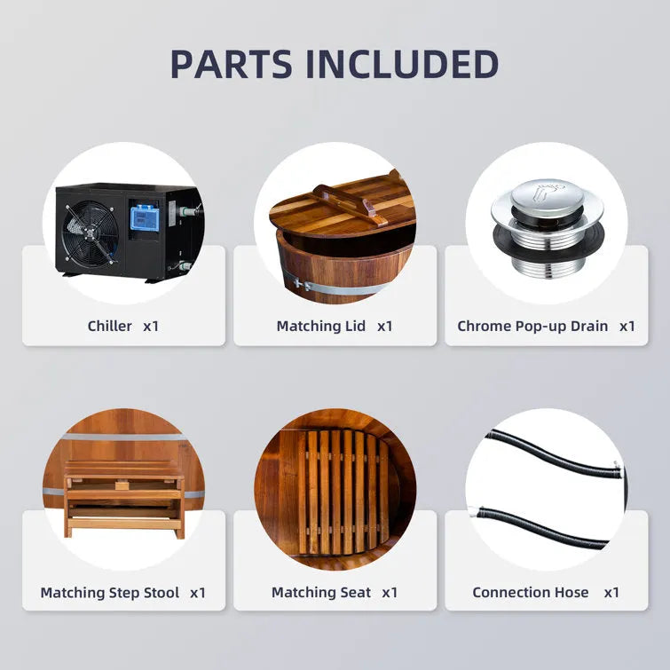 WoodBridge 110 1 – Person Hot Tub in Olive Pine