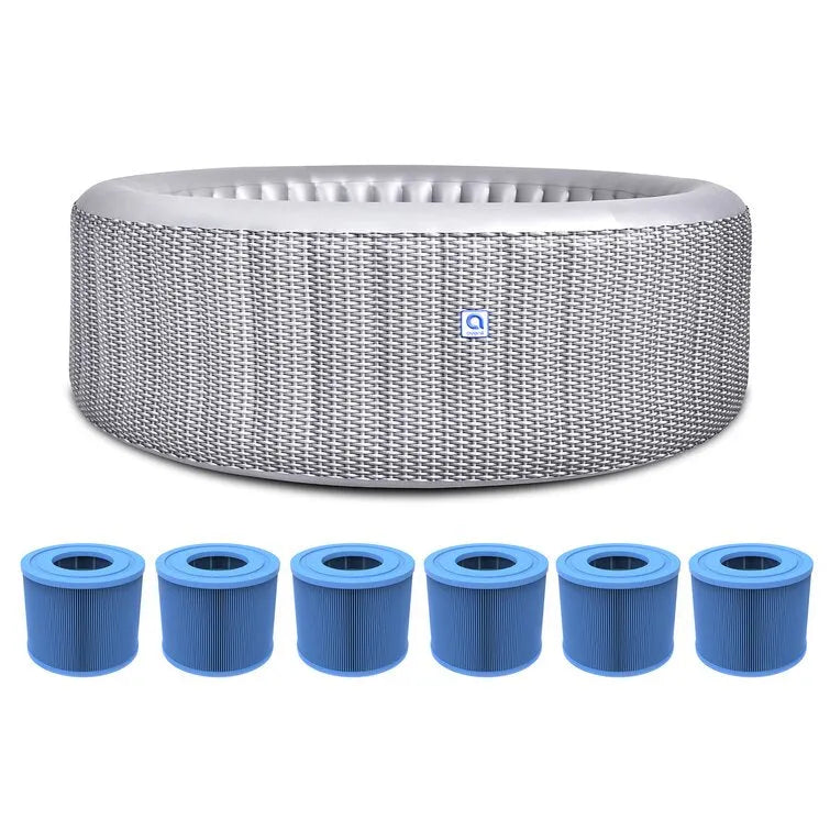 Jleisure 4 – Person 110 – Jet Vinyl Inflatable Hot Tub